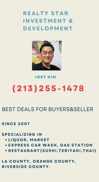 Joey Kim Business Broker